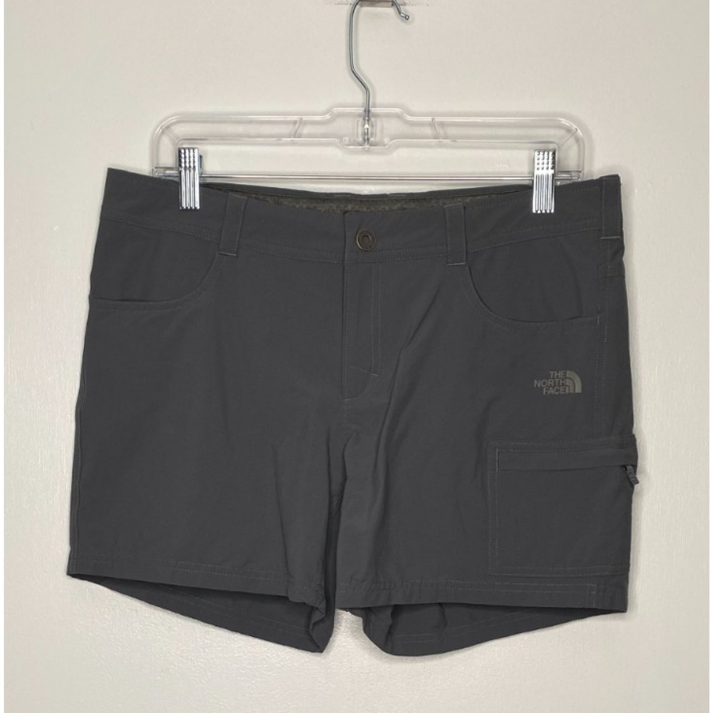 The North Face Hiking Shorts Gray Nylon Blend Size 10